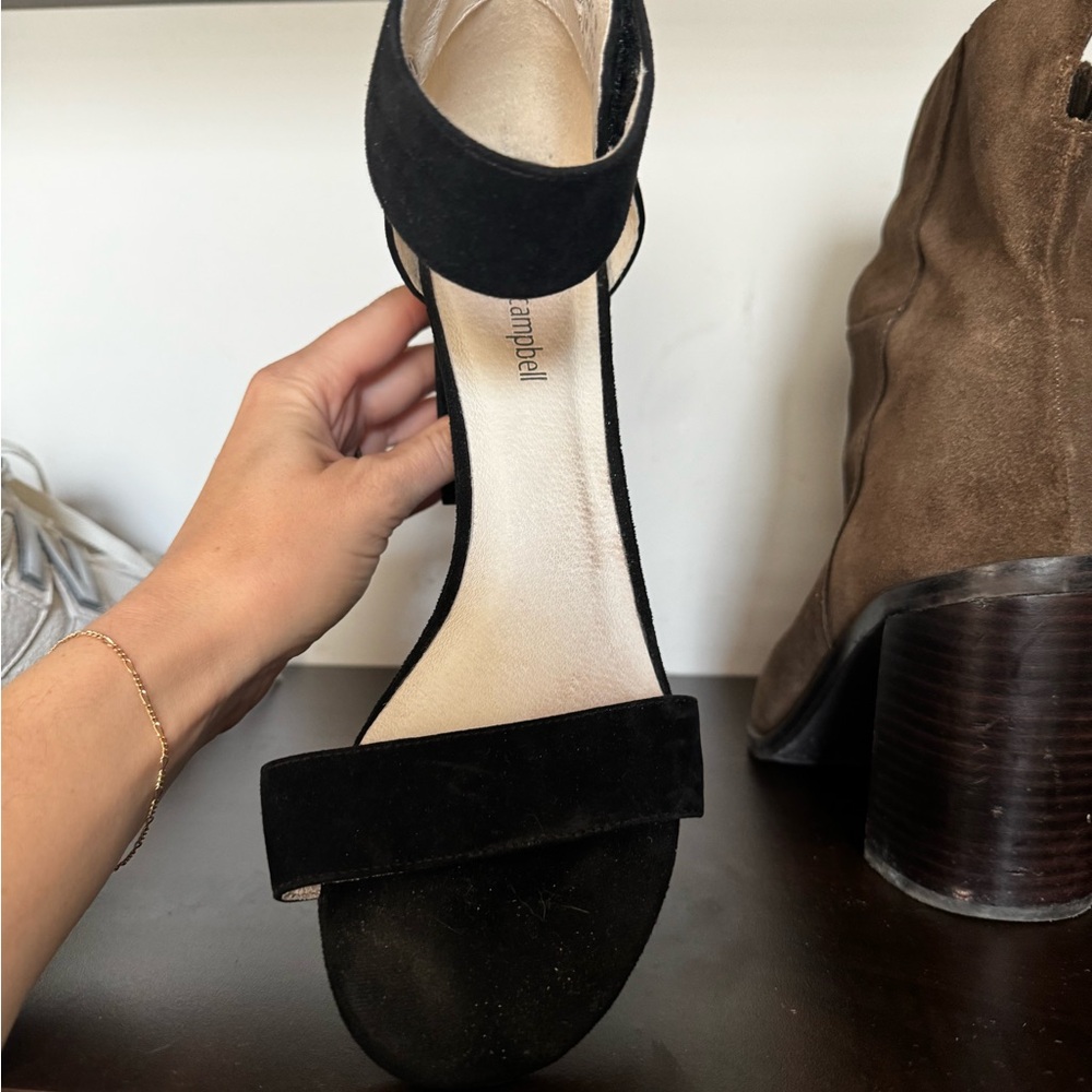 Jeffrey Campbell Black Suede Heels